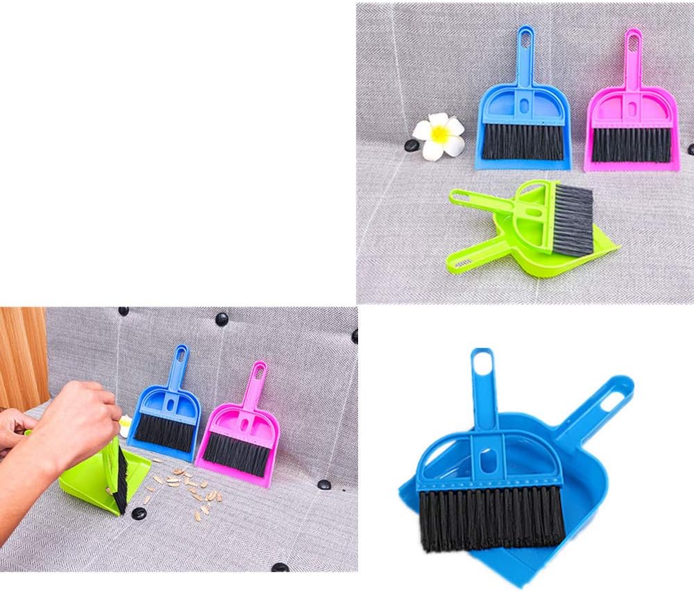 Mini Dustpan & Brush Set – Compact Handheld Cleaning Kit for Home, Office & Car